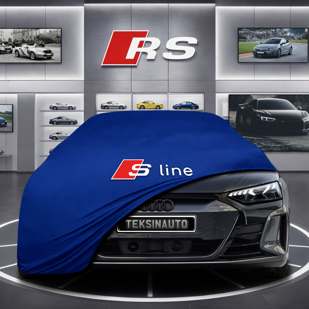 AUDİ E-TRON GT 2021-2024 Custom Fit Indoor Car Cover Soft Stretch Black Gray Blue Red Dust Protection Garage Cover Laser Cut + Bag