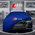 AUDİ A7 C8 Custom Fit Indoor Car Cover Soft Stretch Black Gray Blue Red Dust Protection Garage Cover Laser Cut + Bag