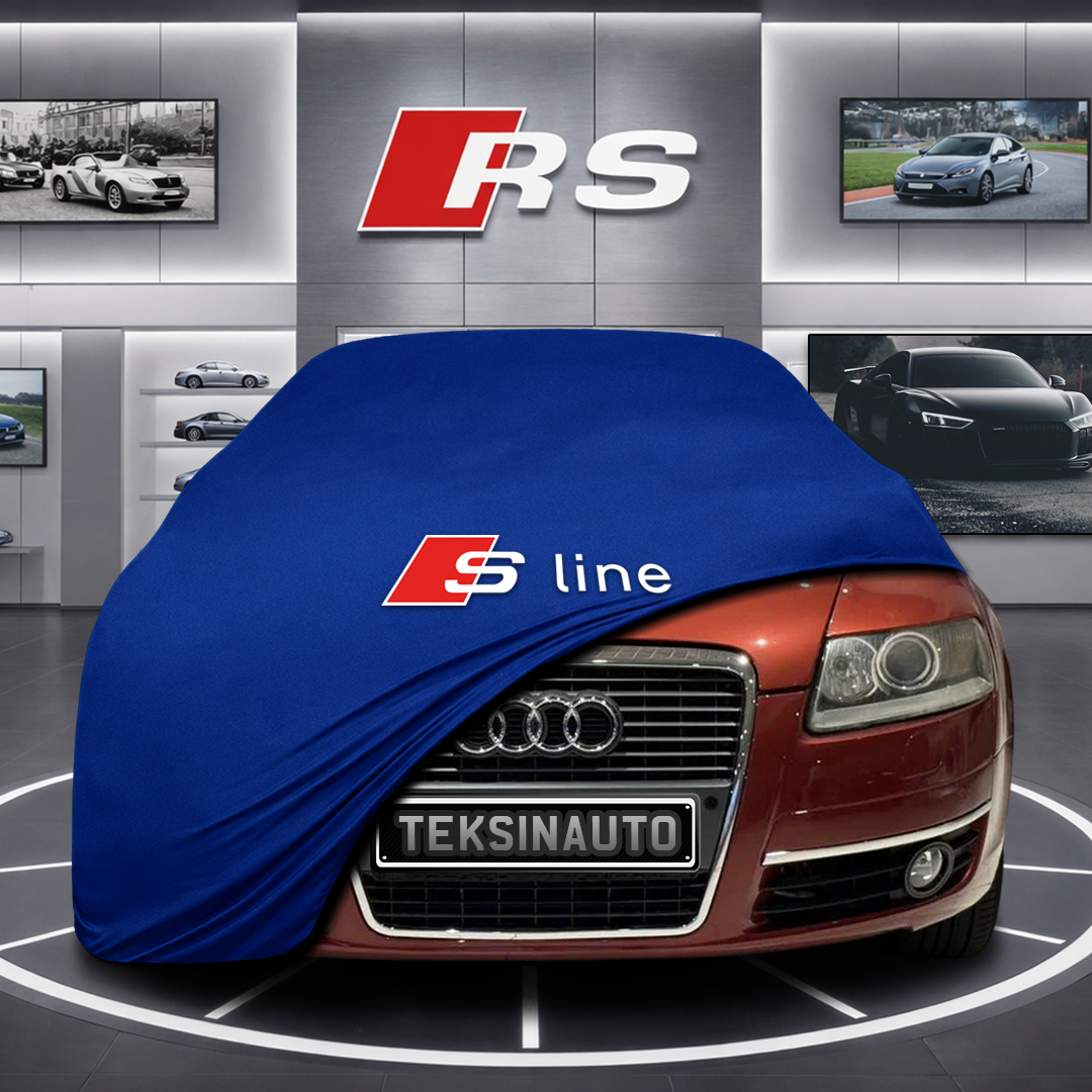 AUDİ A6 C6 Custom Fit Indoor Car Cover Soft Stretch Black Gray Blue Red Dust Protection Garage Cover Laser Cut + Bag