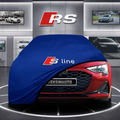 AUDİ A3 8Y Custom Fit Indoor Car Cover Soft Stretch Black Gray Blue Red Dust Protection Garage Cover Laser Cut + Bag