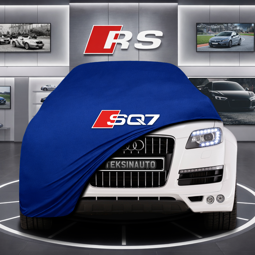 AUDİ Q7 4L Custom Fit Indoor Car Cover Soft Stretch Black Gray Blue Red Dust Protection Garage Cover Laser Cut + Bag