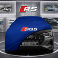 AUDİ Q5 E-TRON 2022- Custom Fit Indoor Car Cover Soft Stretch Black Gray Blue Red Dust Protection Garage Cover Laser Cut + Bag
