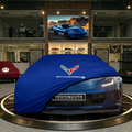 Corvette C7 (2014-2019) Custom Fit Indoor Car Cover Soft Stretch Black Gray Blue Red Dust Protection Garage Cover Laser Cut + Bag