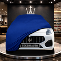 MASERATİ GRECALE (2022-) Custom Fit Indoor Car Cover Soft Stretch Black Gray Blue Red Dust Protection Garage Cover Laser Cut + Bag
