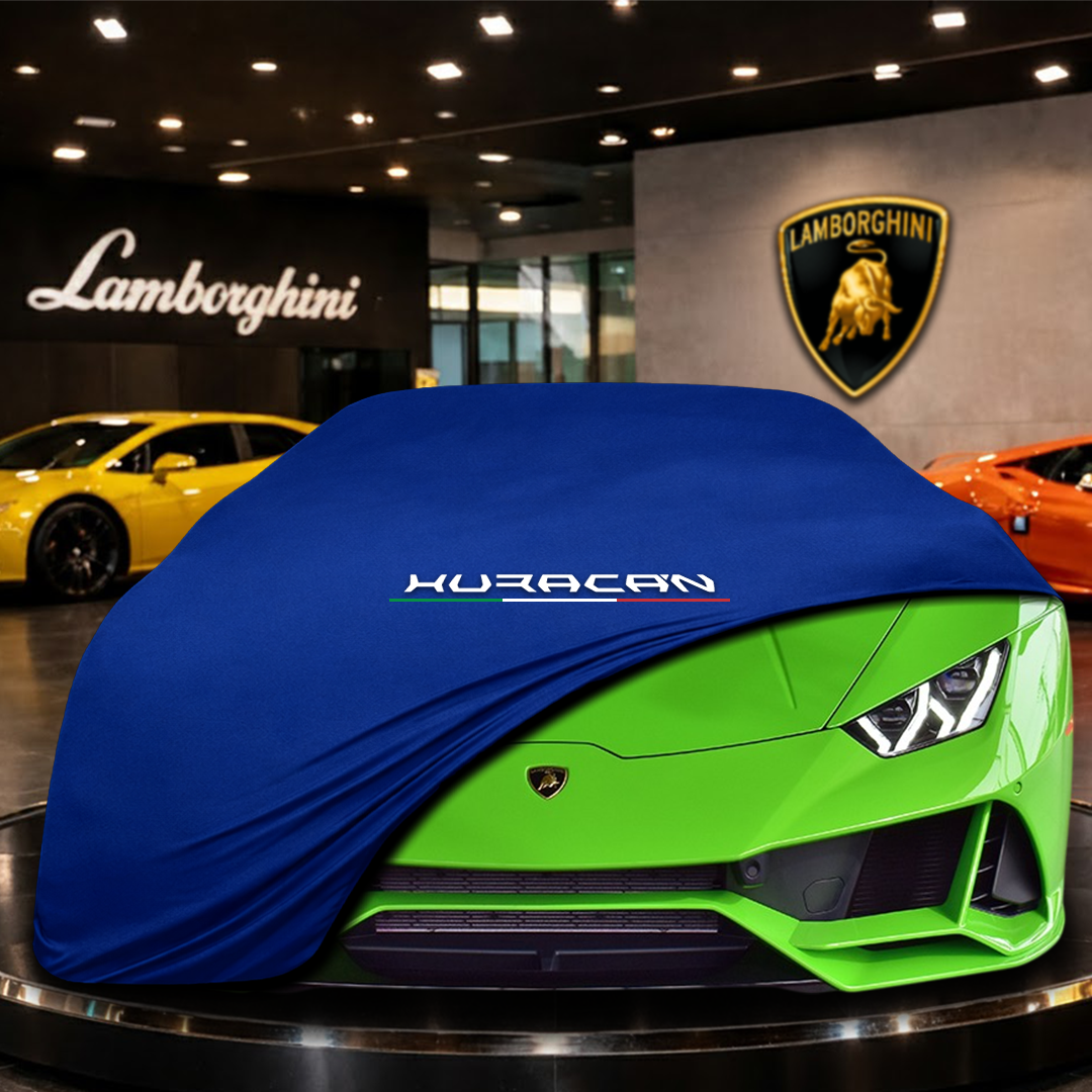 Lamborghini Huracan Evo Spyder (2019-) Custom Fit Indoor Car Cover Soft Stretch Black Gray Blue Red Dust Protection Garage Cover Laser Cut + Bag