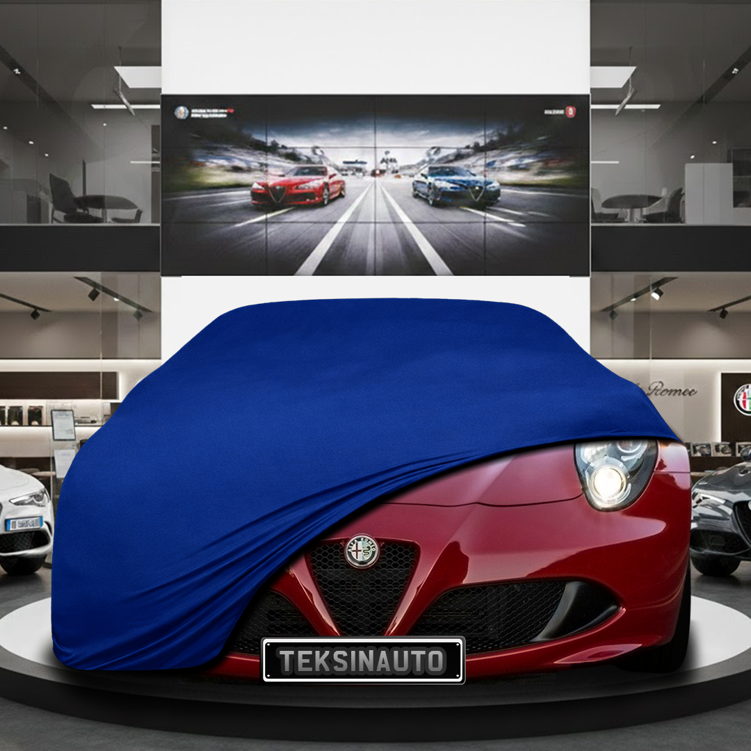 Alfa Romeo 4C CoupeCustom Fit Indoor Car Cover Soft Stretch Black Gray Blue Red Dust Protection Garage Cover Laser Cut + Bag