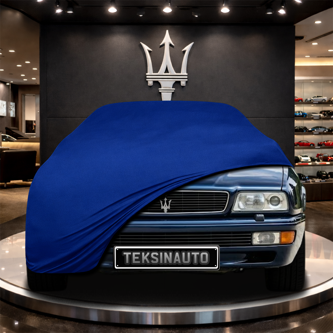 MASERATİ QUATTROPORTE (1994-1998) Custom Fit Indoor Car Cover Soft Stretch Black Gray Blue Red Dust Protection Garage Cover Laser Cut + Bag