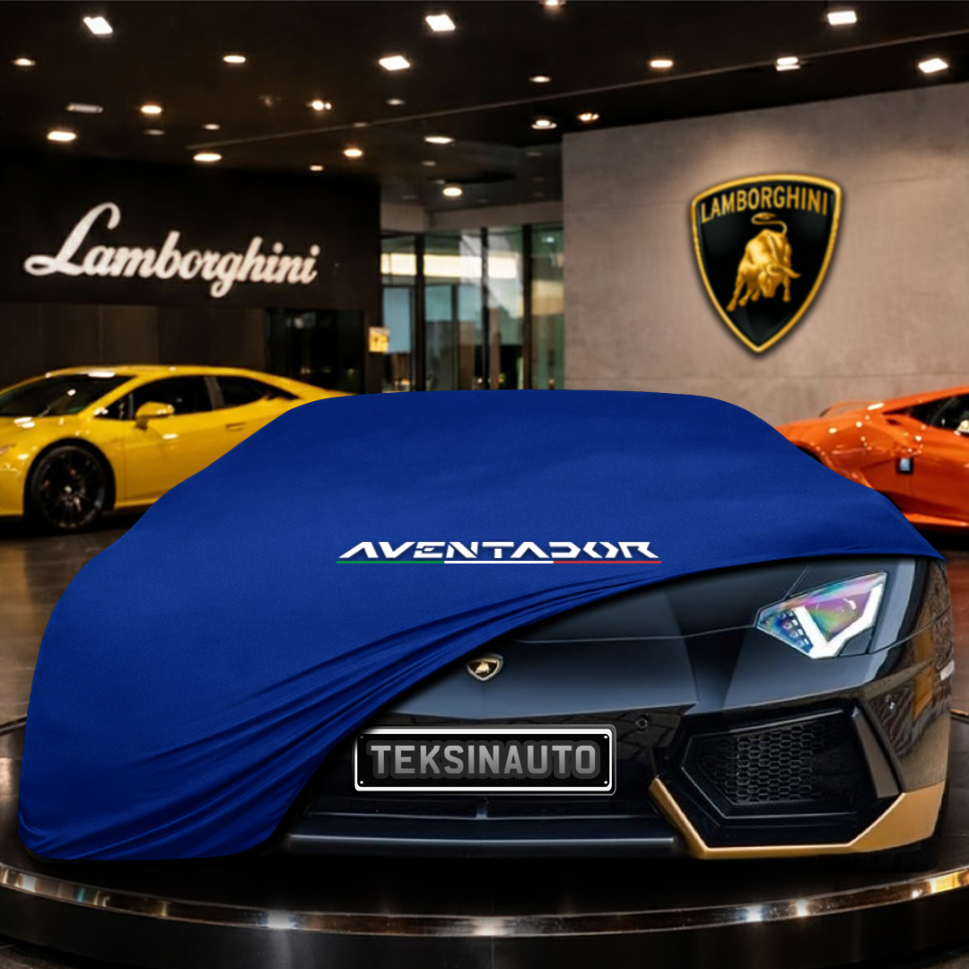 Lamborghini Aventador Miura Homage (2016-) Indoor Car Cover Custom Fit, Black, Gray, Blue, Red Color