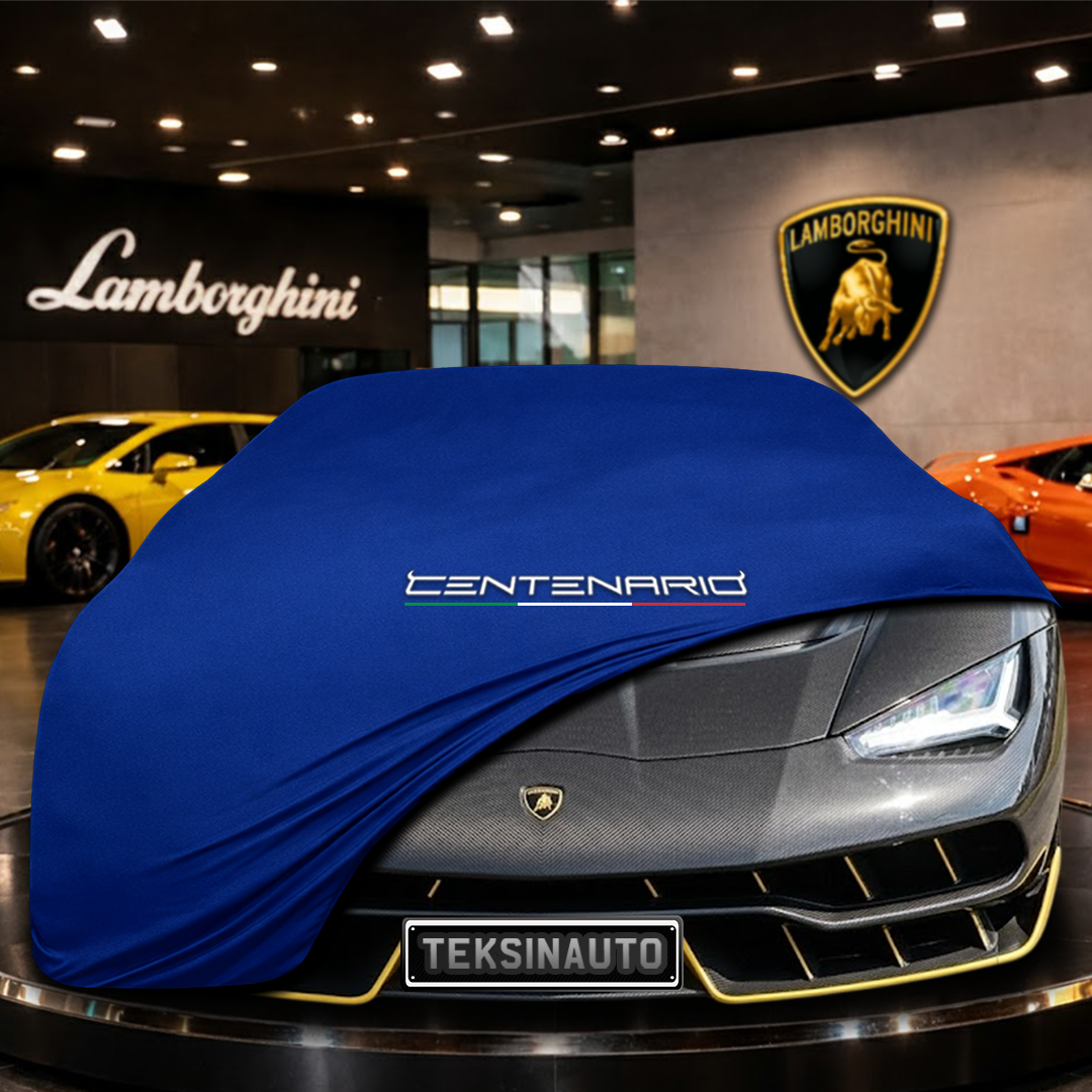Lamborghini Centenario LP770-4 (2016-2018) Custom Fit Indoor Car Cover Soft Stretch Black Gray Blue Red Dust Protection Garage Cover Laser Cut + Bag