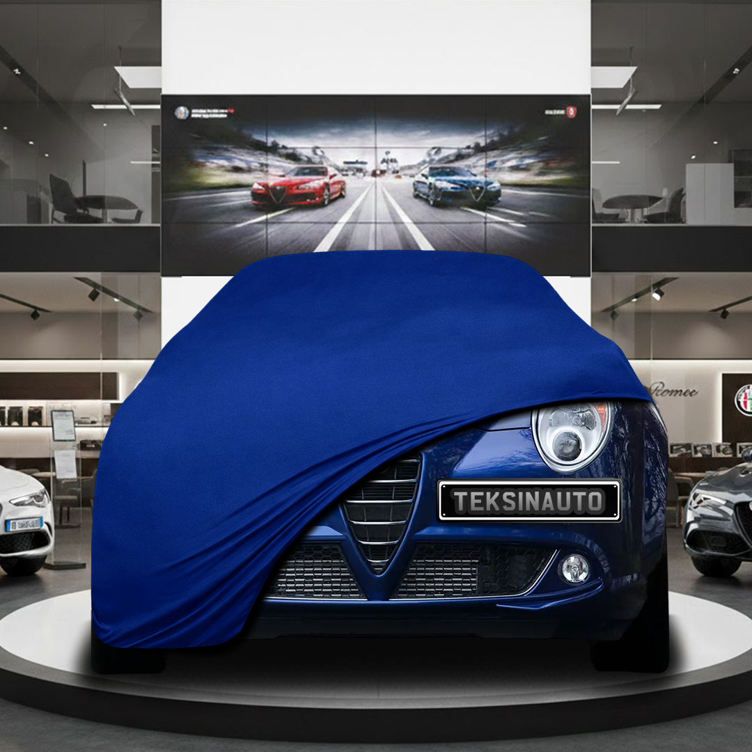 Alfa Romeo Mito Hatchback (2008-2018) Custom Fit Indoor Car Cover Soft Stretch Black Gray Blue Red Dust Protection Garage Cover Laser Cut + Bag