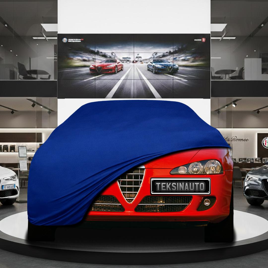 Alfa Romeo 147 Hatchback (2000-2010) Custom Fit Indoor Car Cover Soft Stretch Black Gray Blue Red Dust Protection Garage Cover Laser Cut + Bag