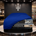 MASERATİ QUATTROPORTE (1978-1988) Custom Fit Indoor Car Cover Soft Stretch Black Gray Blue Red Dust Protection Garage Cover Laser Cut + Bag