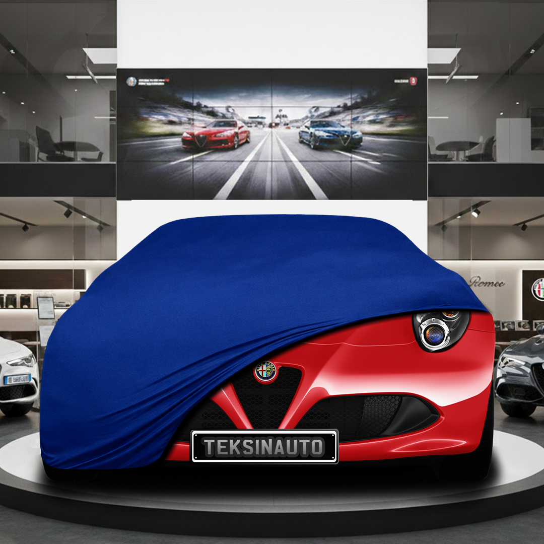 Alfa 8C Spider Roadster Custom Fit Indoor Car Cover Soft Stretch Black Gray Blue Red Dust Protection Garage Cover Laser Cut + Bag