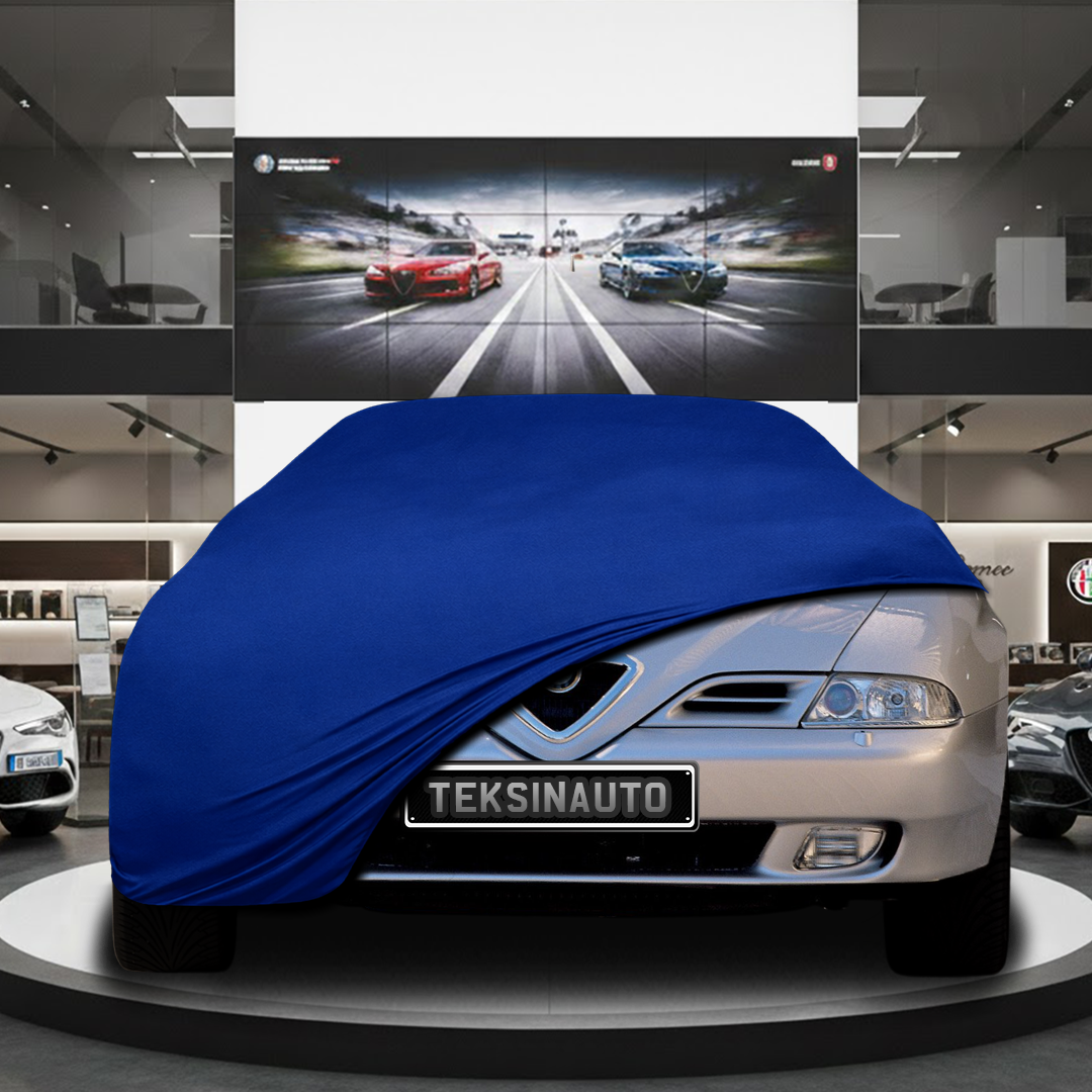 Alfa Romeo 166 (1998-2007) Custom Fit Indoor Car Cover Soft Stretch Black Gray Blue Red Dust Protection Garage Cover Laser Cut + Bag