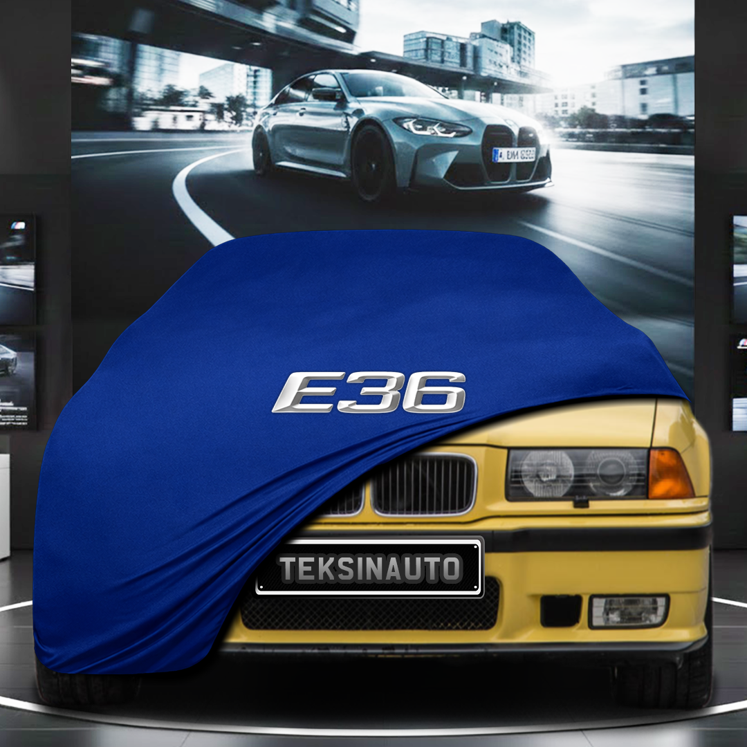 BMW 3 E36 COUPE-CABRİO (1991-1998) Custom Fit Indoor Car Cover Soft Stretch Black Gray Blue Red Dust Protection Garage Cover Laser Cut + Bag