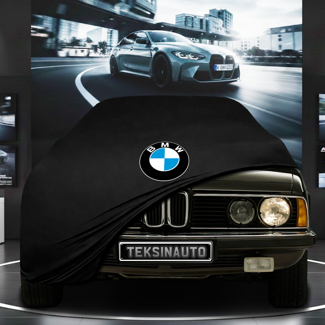 BMW 7 E23 (1977-1986) Custom Fit Indoor Car Cover Soft Stretch Black Gray Blue Red Dust Protection Garage Cover Laser Cut + Bag