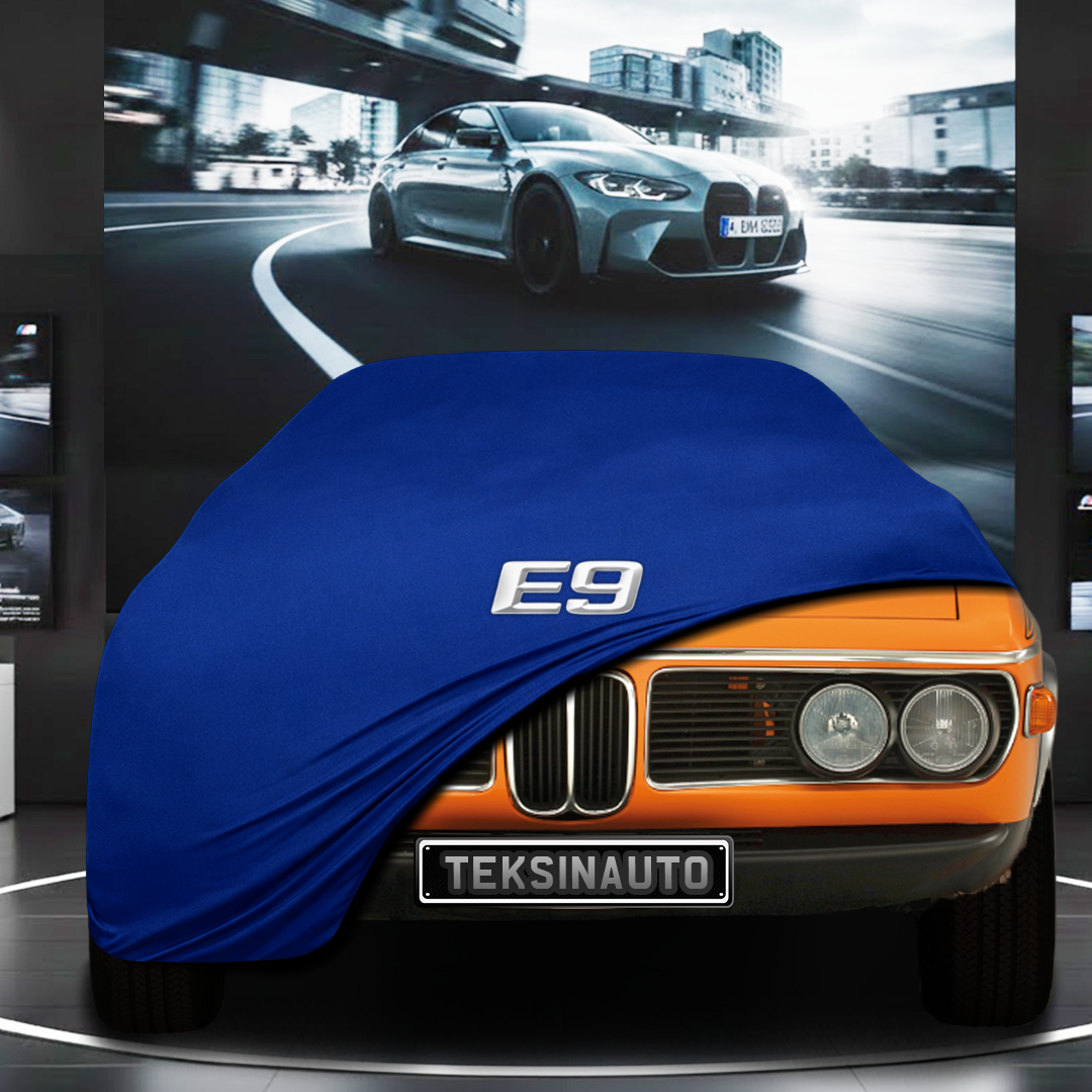 BMW E9 Custom Fit Indoor Car Cover Soft Stretch Black Gray Blue Red Dust Protection Garage Cover Laser Cut + Bag