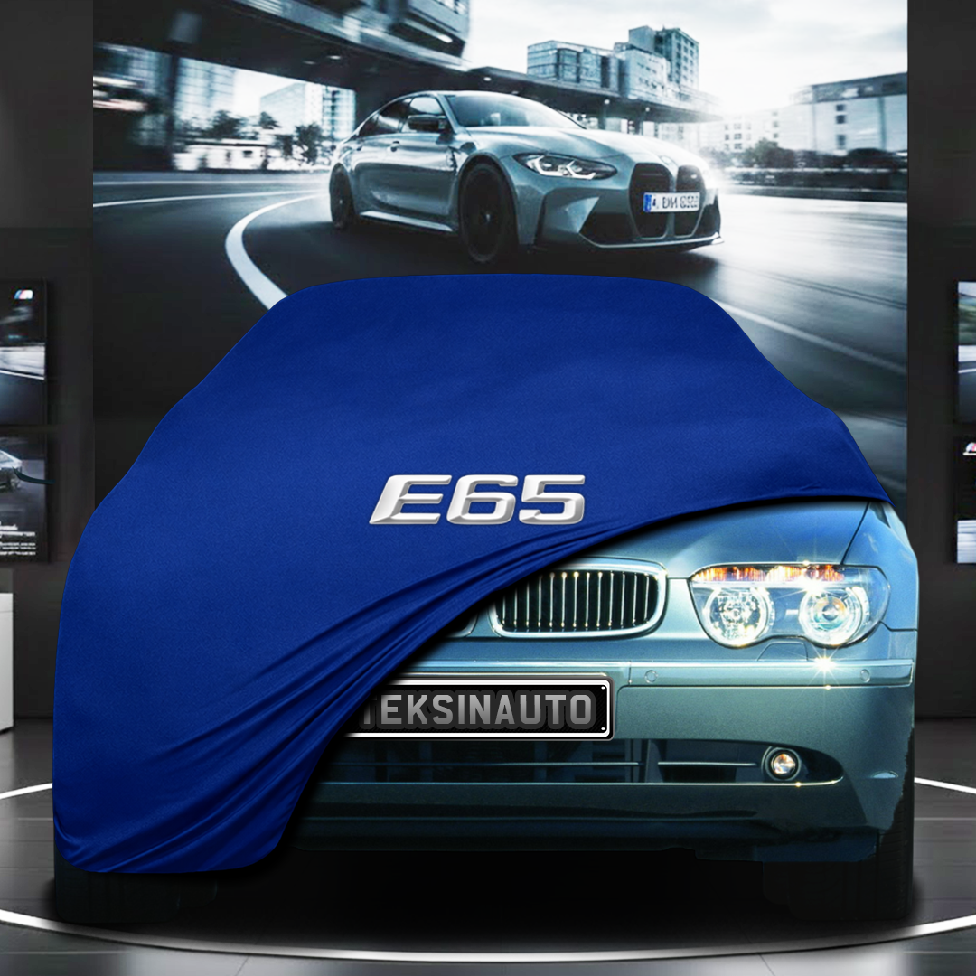 BMW 7 E65 SHORT (2001-2008) Custom Fit Indoor Car Cover Soft Stretch Black Gray Blue Red Dust Protection Garage Cover Laser Cut + Bag