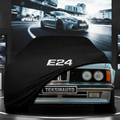 BBMW 6 E24 (1976-1989) Custom Fit Indoor Car Cover Soft Stretch Black Gray Blue Red Dust Protection Garage Cover Laser Cut + Bag