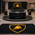 LAMBORGHINI Premium Luxury Rug (60x87) INCH (150x220) cm Home, Garage & Display Carpet Auto Area Carpet, Car Garage Decor,Car Floor Mat