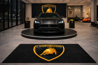 LAMBORGHINI Premium Luxury Rug (60x87) INCH (150x220) cm Home, Garage & Display Carpet Auto Area Carpet, Car Garage Decor,Car Floor Mat