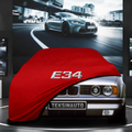 BMW 5 E34 (1988-1996) Custom Fit Indoor Car Cover Soft Stretch Black Gray Blue Red Dust Protection Garage Cover Laser Cut + Bag