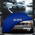 BMW 5 E34 (1988-1996) Custom Fit Indoor Car Cover Soft Stretch Black Gray Blue Red Dust Protection Garage Cover Laser Cut + Bag