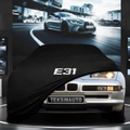 BMW 8 E31 (1990-1999) Custom Fit Indoor Car Cover Soft Stretch Black Gray Blue Red Dust Protection Garage Cover Laser Cut + Bag