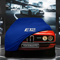 BMW 5 E12 (1972-1981) Custom Fit Indoor Car Cover Soft Stretch Black Gray Blue Red Dust Protection Garage Cover Laser Cut + Bag