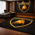 LAMBORGHINI Premium Luxury Rug (60x87) INCH (150x220) cm Home, Garage & Display Carpet Auto Area Carpet, Car Garage Decor,Car Floor Mat