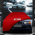 BMW 7 E38 SHORT (1994-2001) Custom Fit Indoor Car Cover Soft Stretch Black Gray Blue Red Dust Protection Garage Cover Laser Cut + Bag