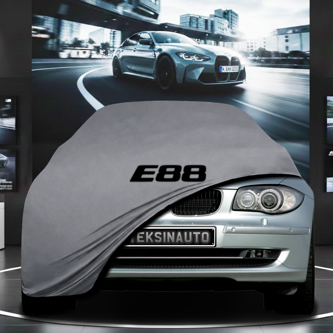 BMW 1 E88 (2004-2013) Custom Fit Indoor Car Cover Soft Stretch Black Gray Blue Red Dust Protection Garage Cover Laser Cut + Bag