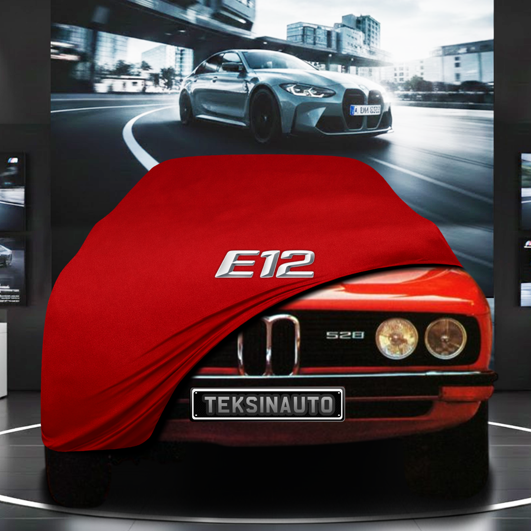 BMW 5 E12 (1972-1981) Custom Fit Indoor Car Cover Soft Stretch Black Gray Blue Red Dust Protection Garage Cover Laser Cut + Bag