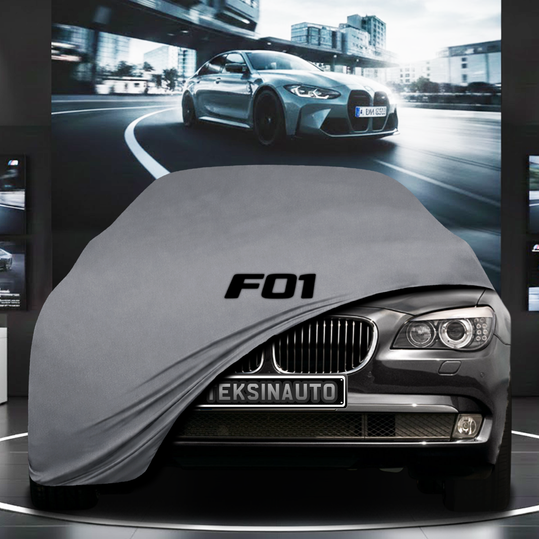 BMW 7 F01 SHORT (2008-2015) Custom Fit Indoor Car Cover Soft Stretch Black Gray Blue Red Dust Protection Garage Cover Laser Cut + Bag