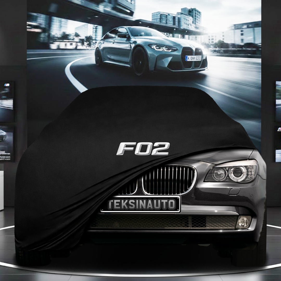 BMW 7 F02 LONG (2008-2015) Custom Fit Indoor Car Cover Soft Stretch Black Gray Blue Red Dust Protection Garage Cover Laser Cut + Bag