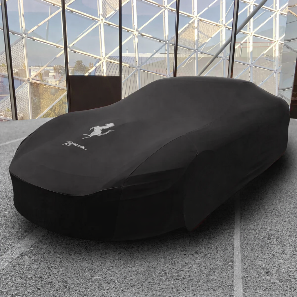 Ferrari F12 Berlinetta Custom Fit Indoor Car Cover Soft Stretch Black Gray Blue Red Dust Protection Garage Cover Laser Cut + Bag