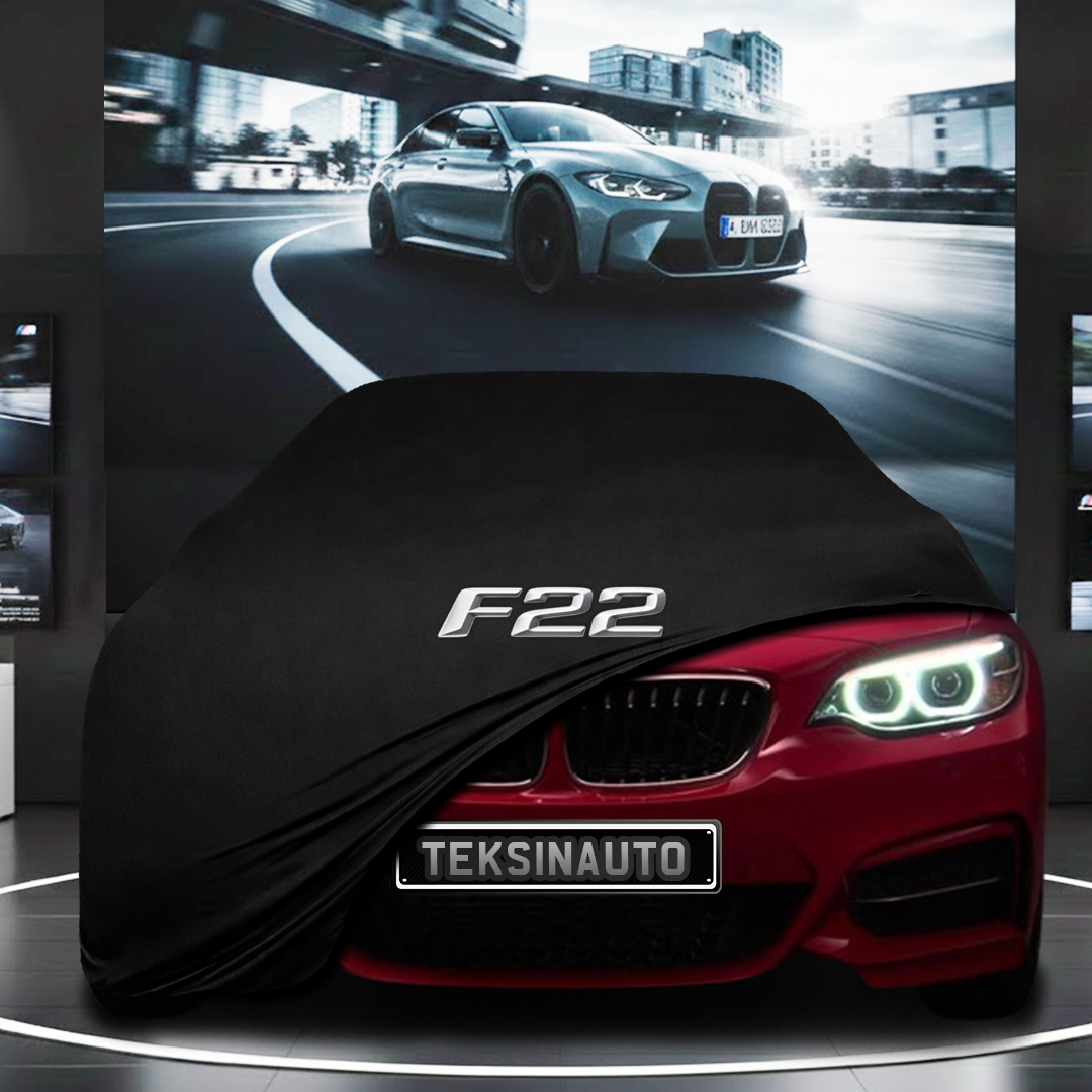 BMW 1 F22 COUPE (2014-2021) Custom Fit Indoor Car Cover Soft Stretch Black Gray Blue Red Dust Protection Garage Cover Laser Cut + Bag