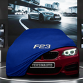 BMW 1 F23 CABRİO (2014-2021) Custom Fit Indoor Car Cover Soft Stretch Black Gray Blue Red Dust Protection Garage Cover Laser Cut + Bag