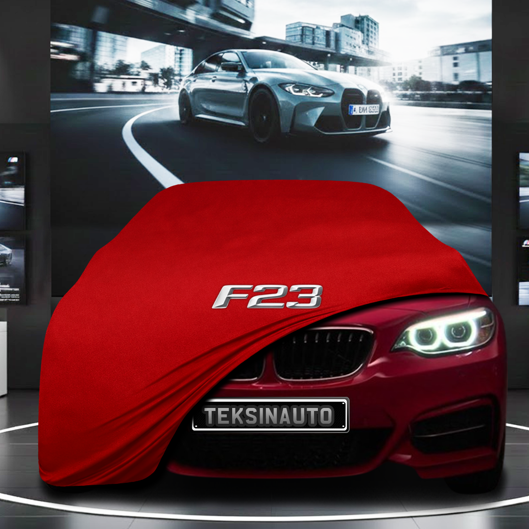 BMW 1 F23 CABRİO (2014-2021) Custom Fit Indoor Car Cover Soft Stretch Black Gray Blue Red Dust Protection Garage Cover Laser Cut + Bag