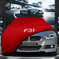BMW 3 F31 TOURİNG (2012-2019) Custom Fit Indoor Car Cover Soft Stretch Black Gray Blue Red Dust Protection Garage Cover Laser Cut + Bag