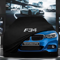 BMW 3 F34 GT GRANTURİSMO Custom Fit Indoor Car Cover Soft Stretch Black Gray Blue Red Dust Protection Garage Cover Laser Cut + Bag
