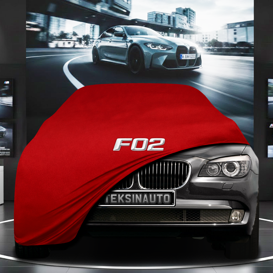 BMW 7 F02 LONG (2008-2015) Custom Fit Indoor Car Cover Soft Stretch Black Gray Blue Red Dust Protection Garage Cover Laser Cut + Bag