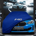 BMW 1 F40 (2019-2024) Custom Fit Indoor Car Cover Soft Stretch Black Gray Blue Red Dust Protection Garage Cover Laser Cut + Bag