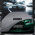 BMW G80 M3 (2019-) Custom Fit Indoor Car Cover Soft Stretch Black Gray Blue Red Dust Protection Garage Cover Laser Cut + Bag