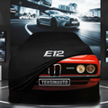 BMW 5 E12 (1972-1981) Custom Fit Indoor Car Cover Soft Stretch Black Gray Blue Red Dust Protection Garage Cover Laser Cut + Bag