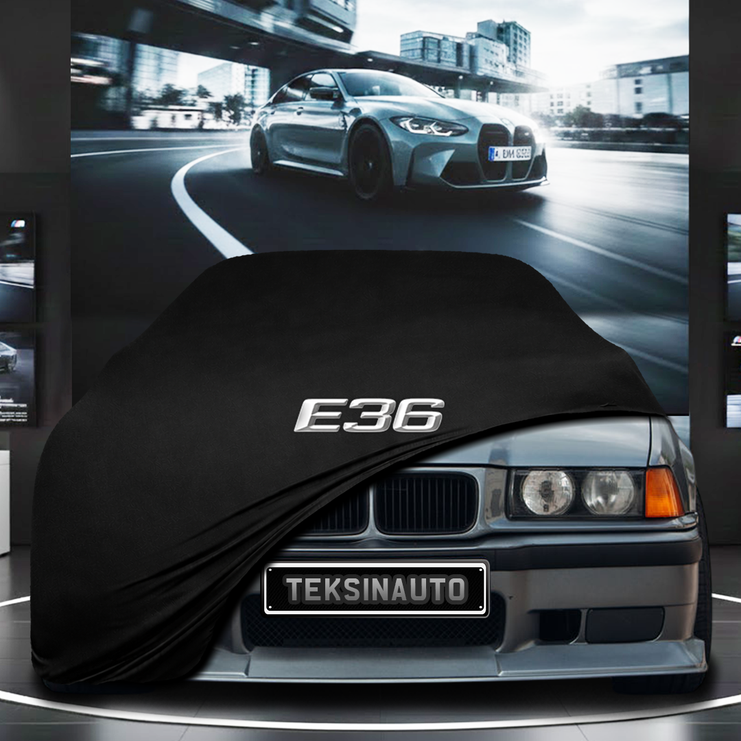 BMW 3 E36 COMPACT (1991-1998) Custom Fit Indoor Car Cover Soft Stretch Black Gray Blue Red Dust Protection Garage Cover Laser Cut + Bag