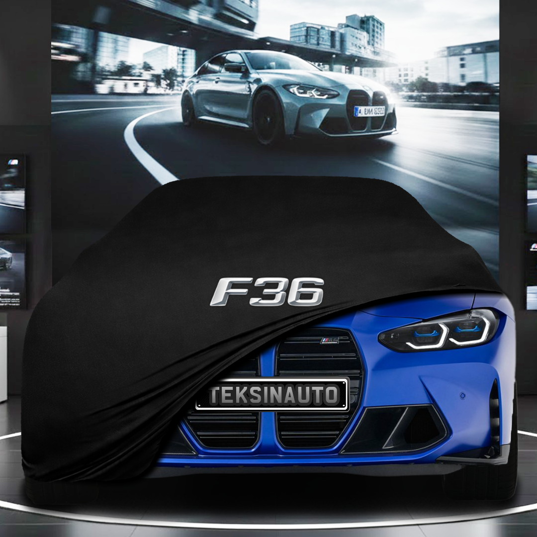 BMW 4 F36 GRANCOUPE (2013-2021) Custom Fit Indoor Car Cover Soft Stretch Black Gray Blue Red Dust Protection Garage Cover Laser Cut + Bag