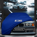 BMW 3 E36 COMPACT (1991-1998) Custom Fit Indoor Car Cover Soft Stretch Black Gray Blue Red Dust Protection Garage Cover Laser Cut + Bag