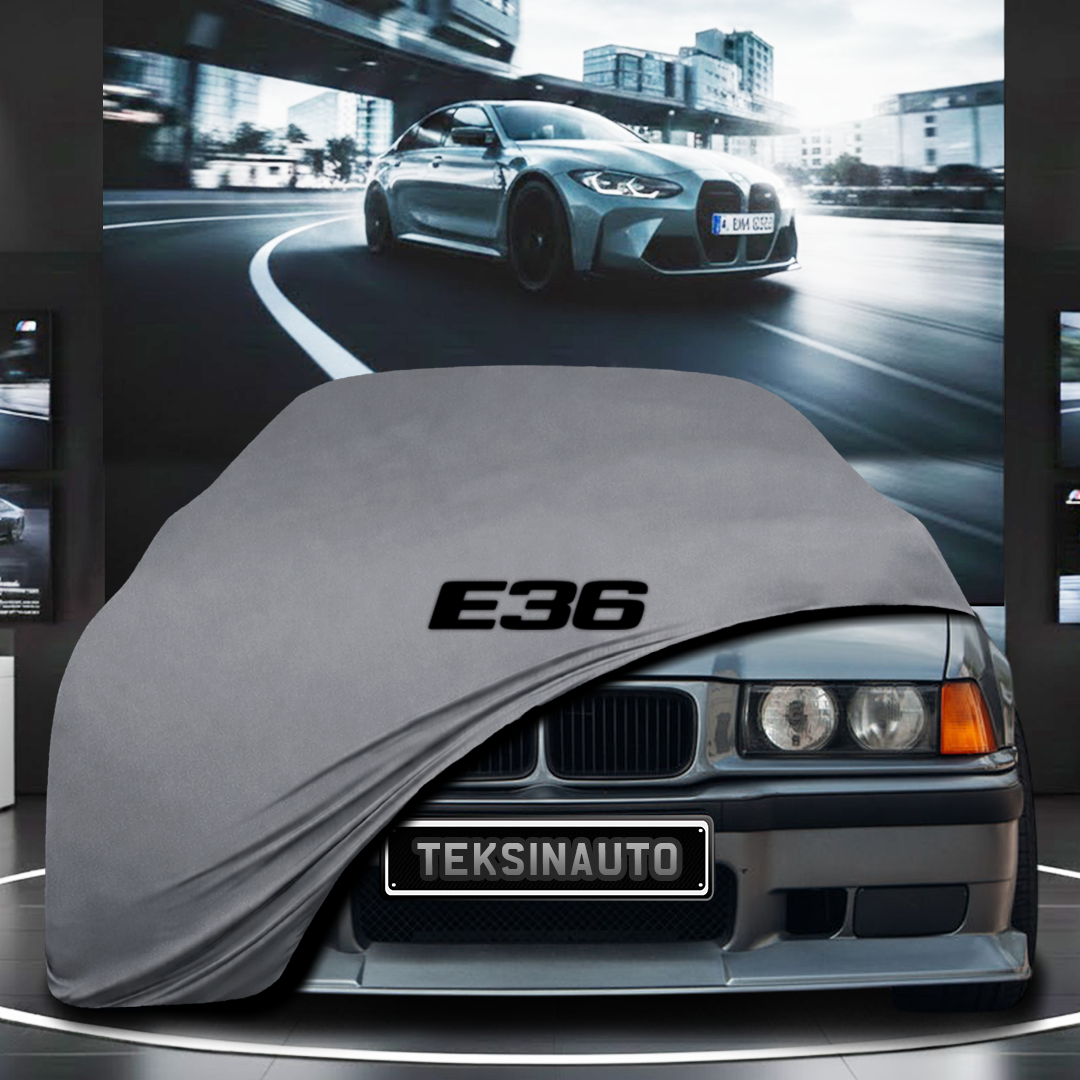 BMW 3 E36 COMPACT (1991-1998) Custom Fit Indoor Car Cover Soft Stretch Black Gray Blue Red Dust Protection Garage Cover Laser Cut + Bag