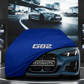 BMW M4 G82 COUPE (2024-) Custom Fit Indoor Car Cover Soft Stretch Black Gray Blue Red Dust Protection Garage Cover Laser Cut + Bag